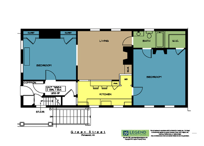 Floorplan - Green Street Apartments