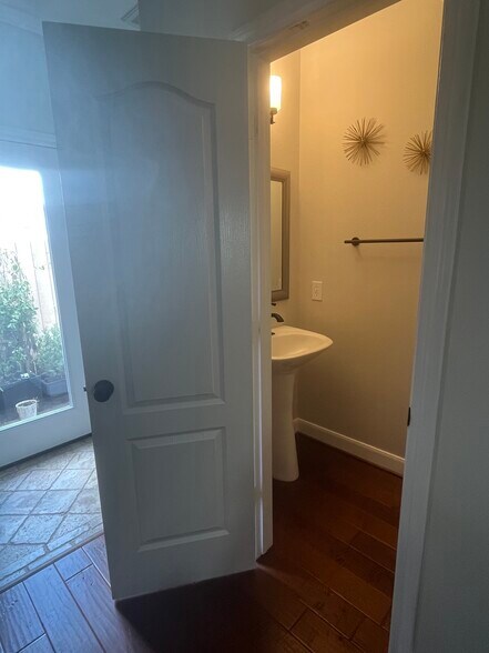 First floor half bath - 1903 Fletcher St
