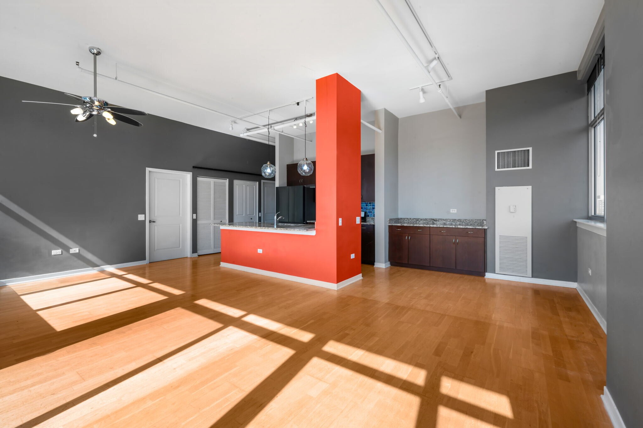 Dining area facing living room and kitchen - 511 W Division St