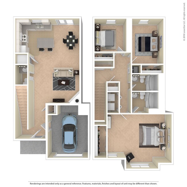 Floorplan - Bryant Street Townhomes