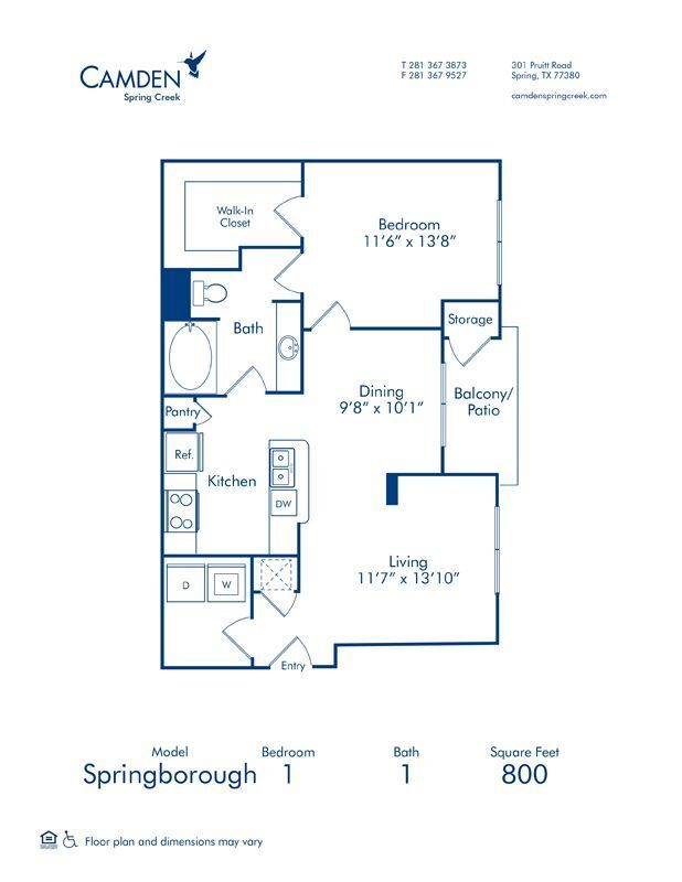 Floorplan - Camden Spring Creek