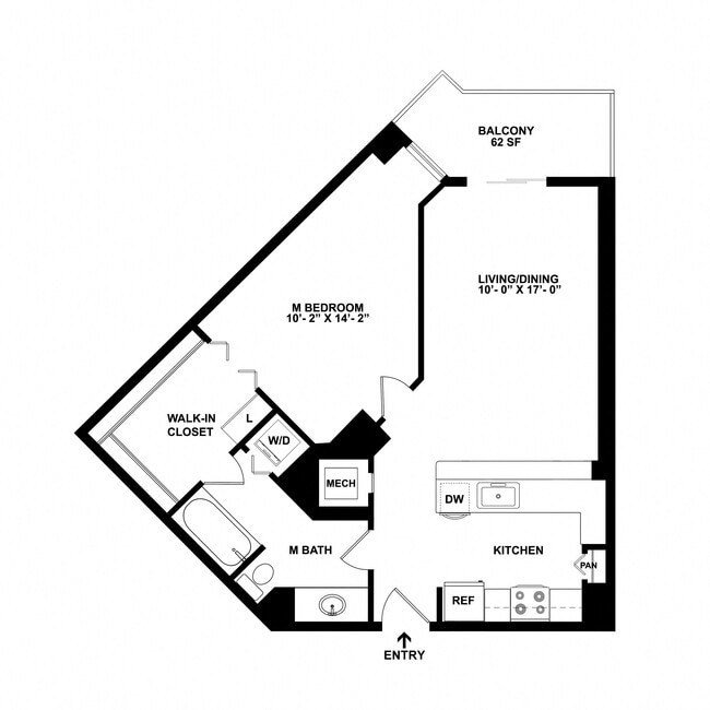 Floorplan - The Alexander Apartments
