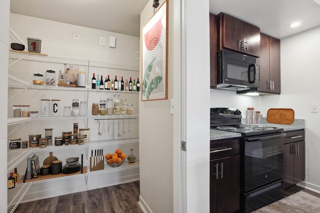 Generously Portioned Pantry - Lofts at Union Hill