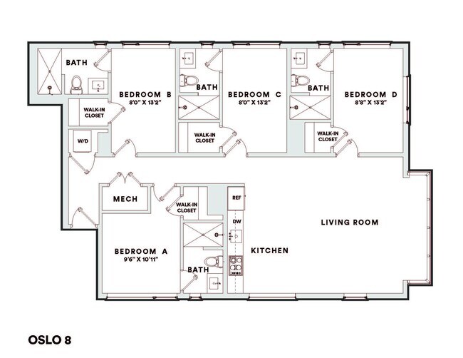 OSLOshaw Unit 7 - OSLOshaw Co-Living Apartments