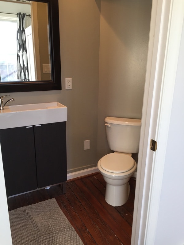 Bathroom for second floor west facing bedroom - 519 North Washington Street