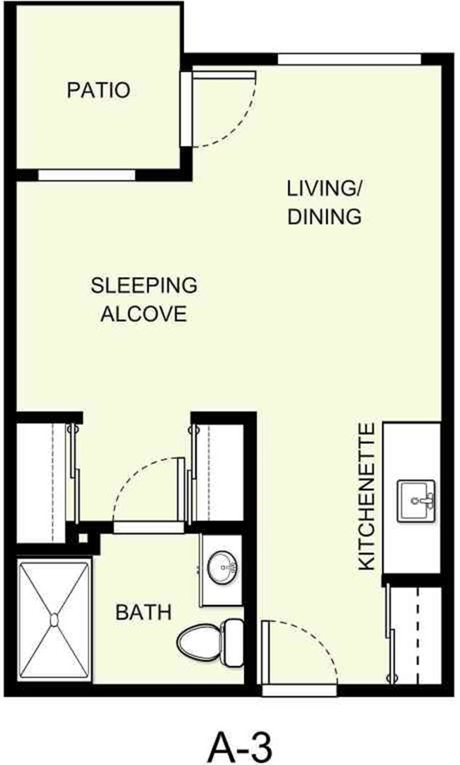 Floor Plan A-3 - Pearl Crossing