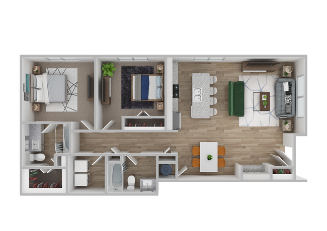 Floorplan - Cotton Mill Apartments