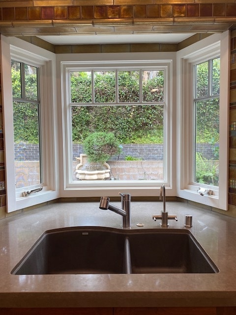 View to the backyard from kitchen - 3504 N Poinsettia Ave