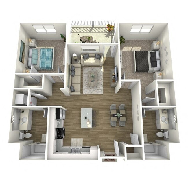 Floorplan - Oxnard Town Square 12