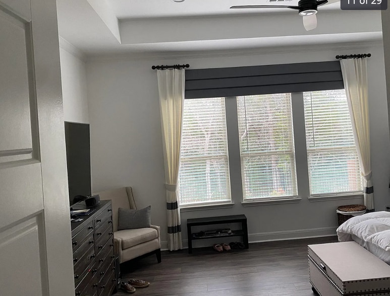 Primary bedroom with views to green belt (100% privacy) - 24719 Resort Pky