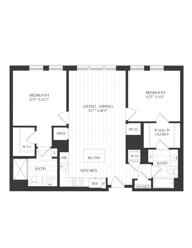Floorplan - The Barrett at Chevy Chase Lake