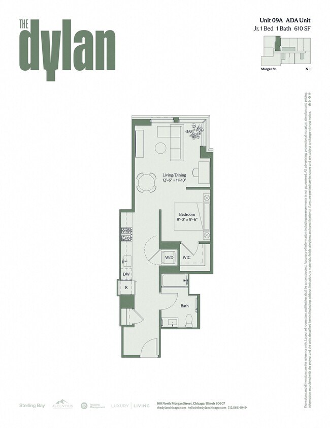 Floorplan - The Dylan Chicago