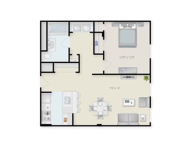 Floorplan - Ninth Square Apartments