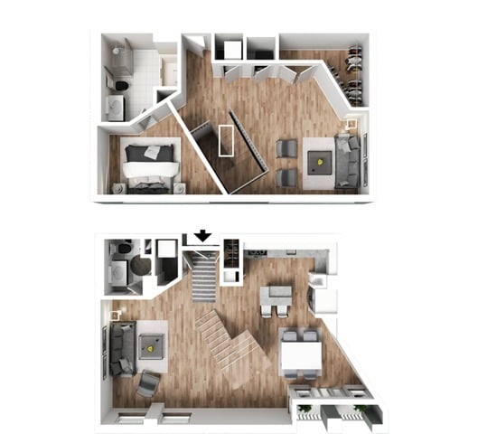 P-B2 Floorplan - The Peach Atlanta