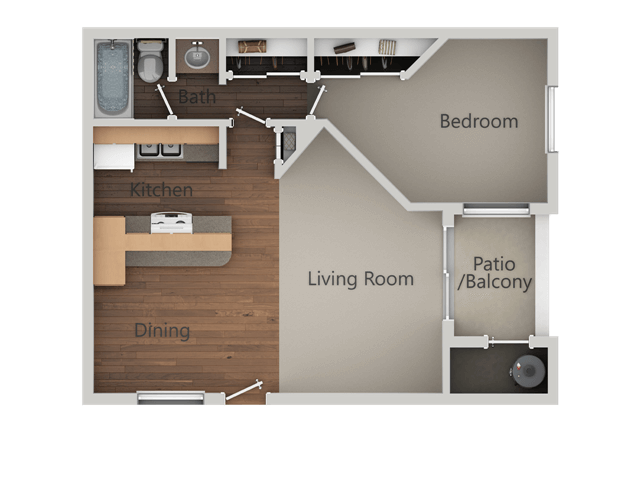 Floorplan - Ranchwood Apartments