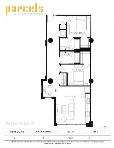 Floorplan - Parcels at Concourse