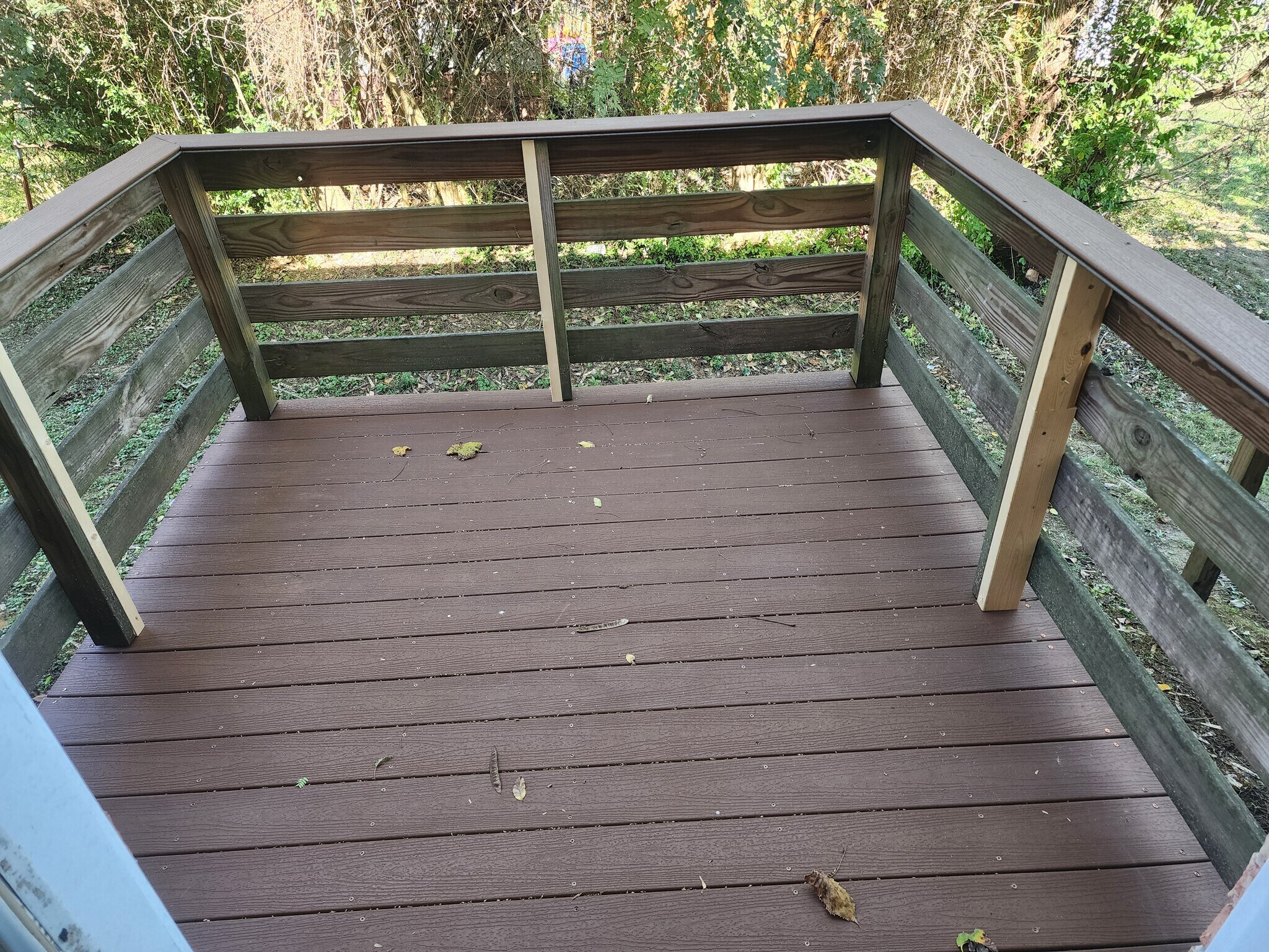 back deck - 62 Jacoby Jamison Ln