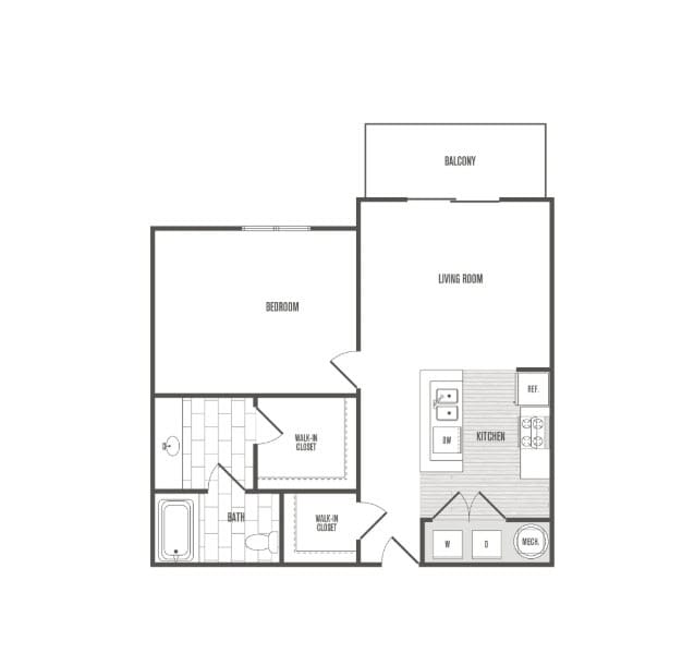 Floorplan - Enchanted Vista Apartments