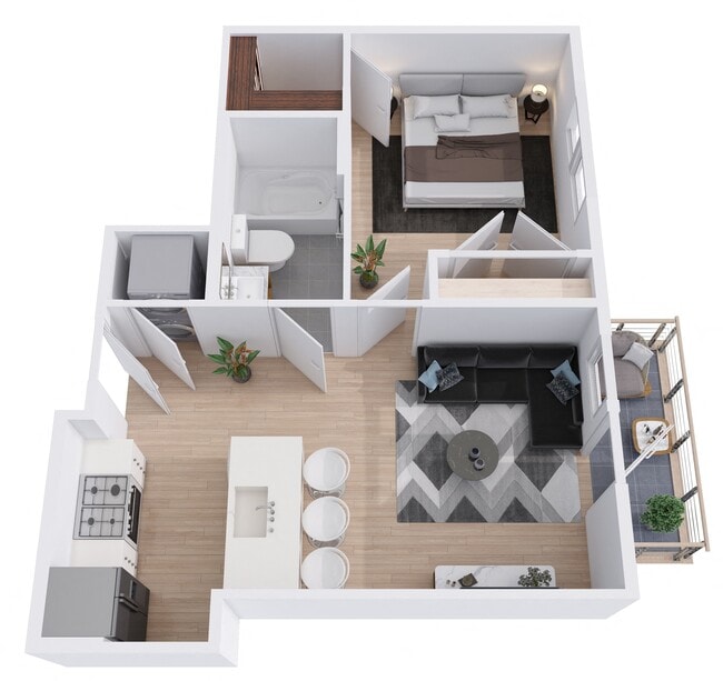 Floorplan - The Riviera on Semmes