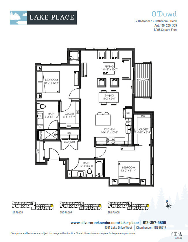 Floorplan - Lake Place 55+ Active Adult