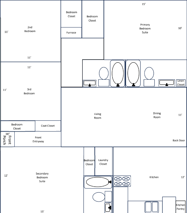 Floor Plan - 5110 Dumore Dr