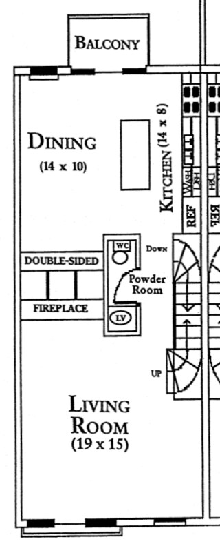 2nd Floor Plan - 420 W Blackhawk St