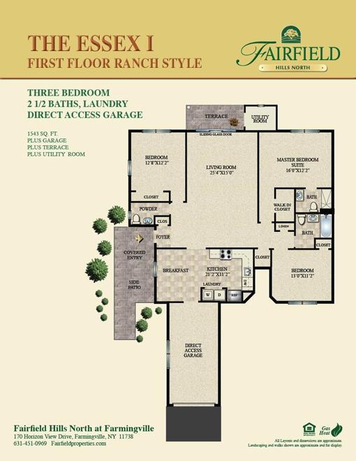 Floorplan - Fairfield Hills North At Farmingville