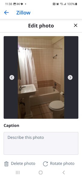FULL BATHROOM... WITH MEDICINE CABINET AND SHELVES FOR TOWELS. - 1216 University Ave