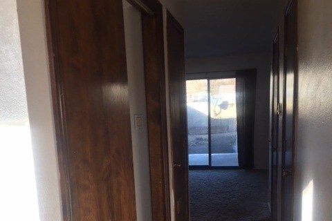 Hall by washer/dryer hookups - 2800 La Habra St