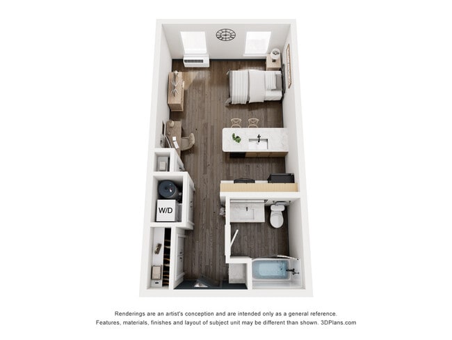 Studio Floorplans - AFR Apartments