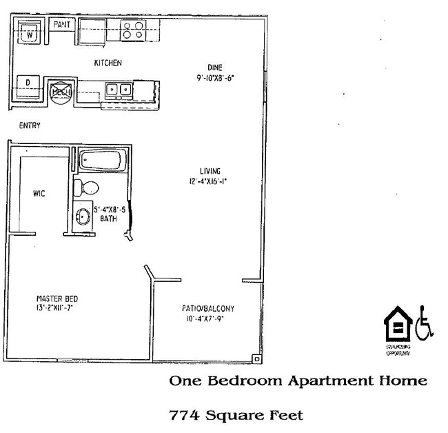 Floorplan - Fountainview Apartments