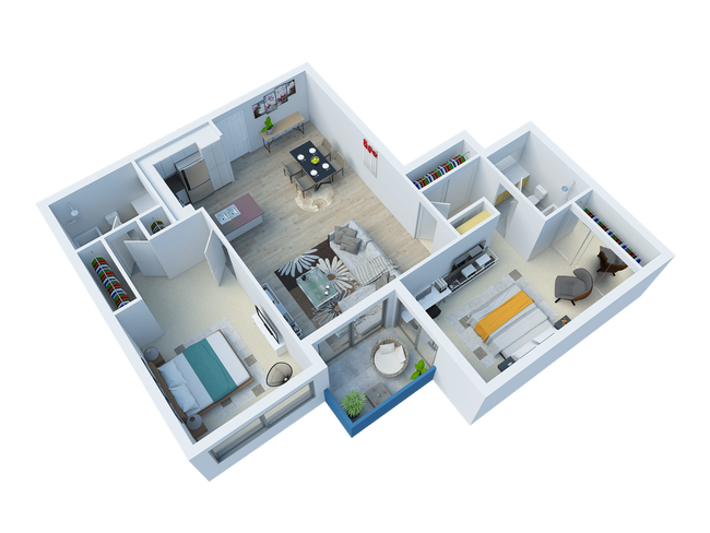 Floorplan - Milano Apartments
