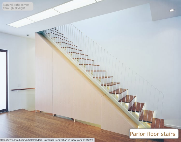 2nd floor stairs - 112 W 118th St