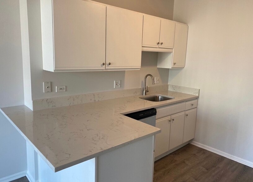 New quartz kitchen - 600 N Dearborn St