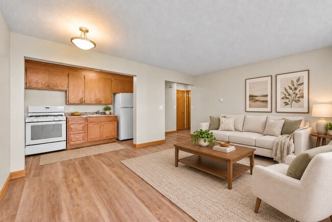 Staged Living Room - Lyndale Gardens