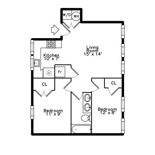 Building Photo - Gorgeous 2 bed/1 bath Recent Rehab!