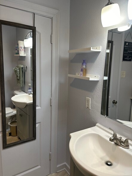 First shower - 9115 Palmetto St