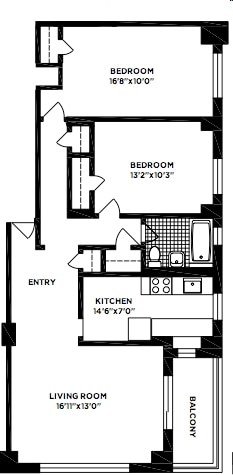 2BR/1BA - 178  Clinton Street