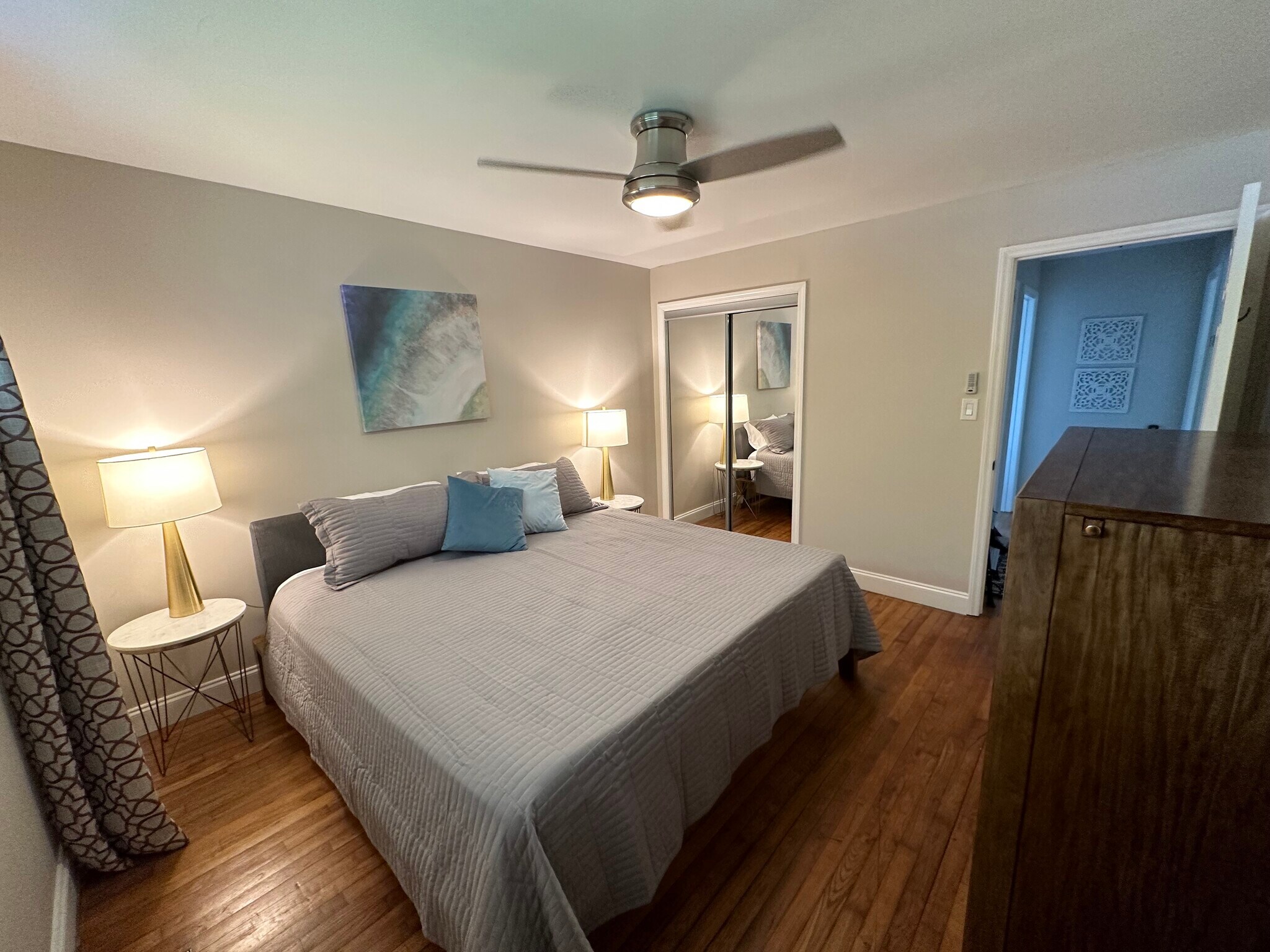 Front bedroom - king bed shown - 603 Maplewood Ave