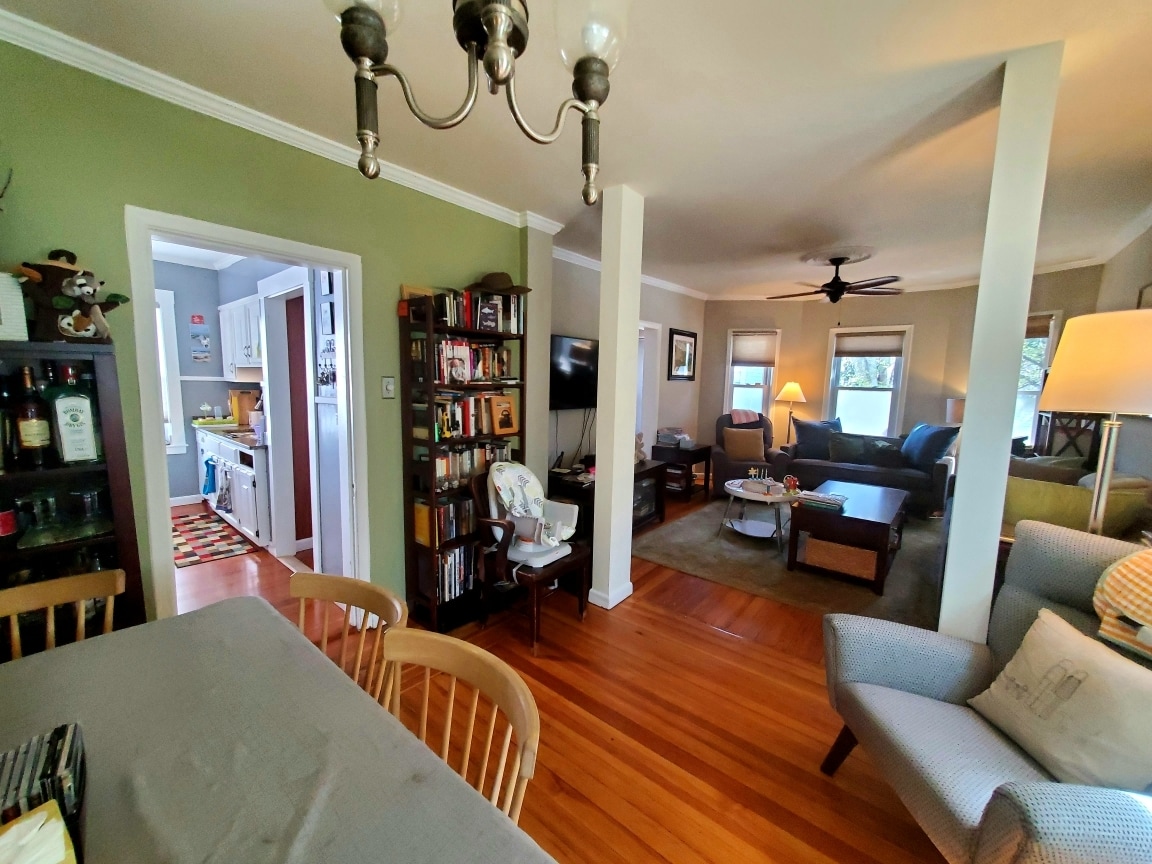View of living room from dining room - 59 Cameron Ave
