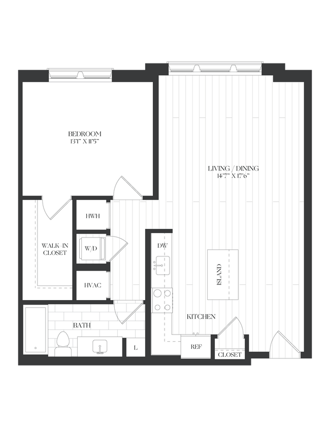 Floorplan - The Barrett at Chevy Chase Lake