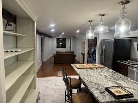 Open concept Kitchen and Living room - 840 W Galena St