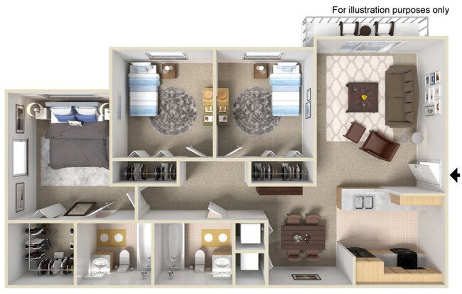Floorplan - Crossings at University
