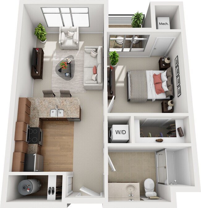 Floorplan - The Enclave Luxury Apartments
