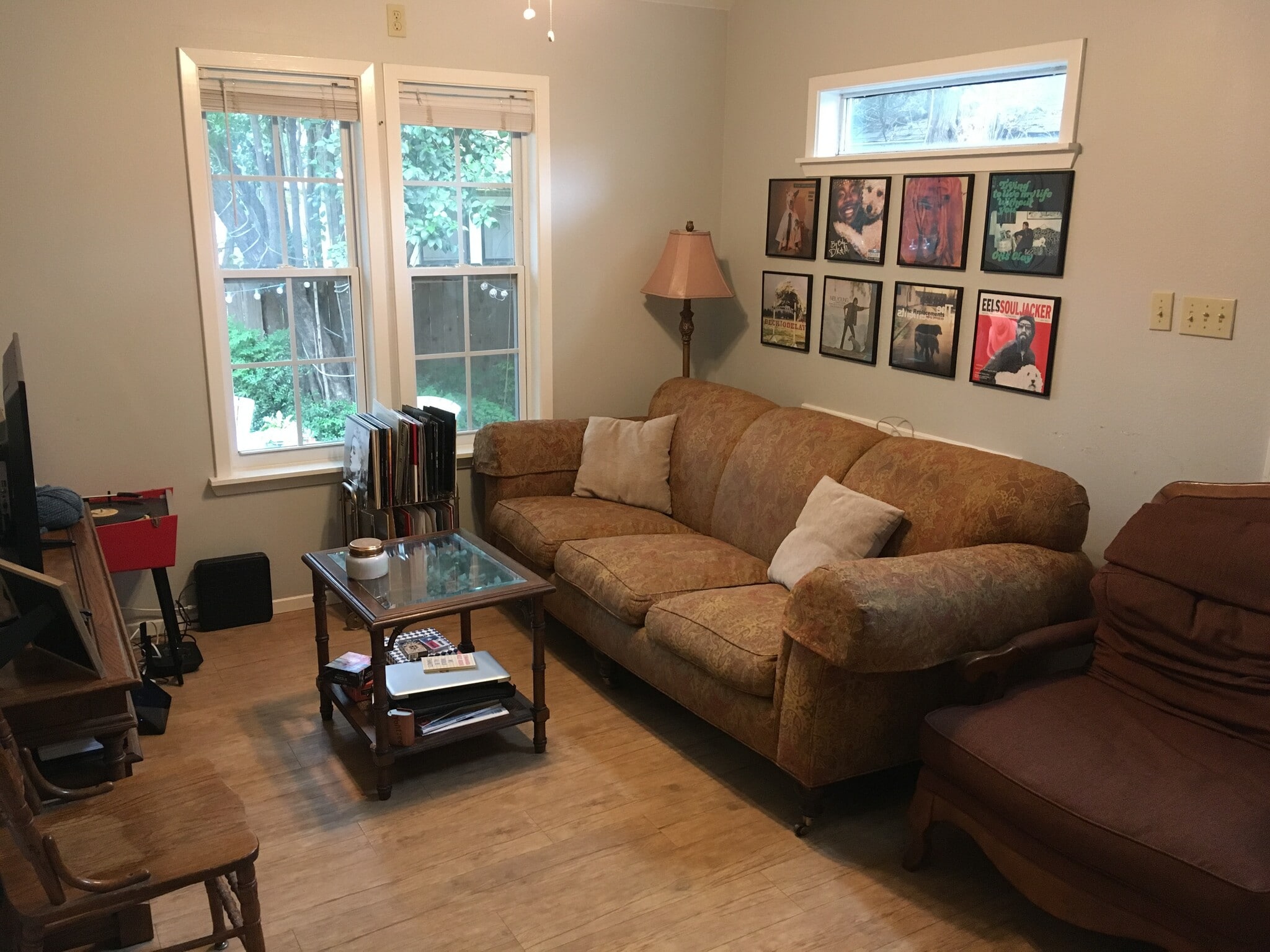 Living/office area with vaulted ceilings - 4302 Duval Street