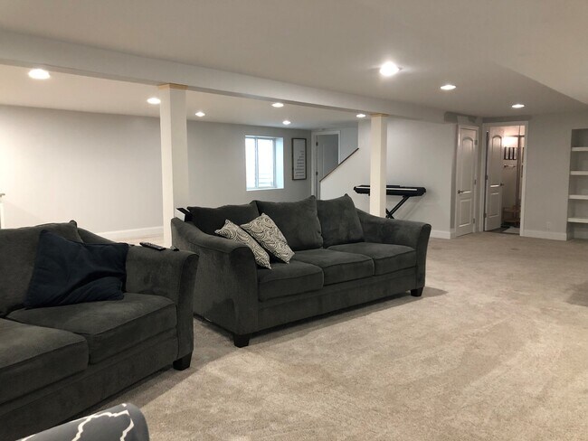 Basement family room - 1025 Sherbrooke Rd