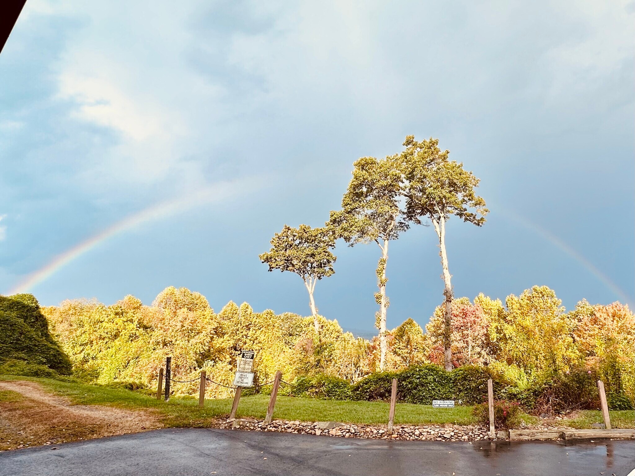 Nature's magic: From double rainbows to colorful fall foliage, the views change with every season. - 405 Windswept Dr