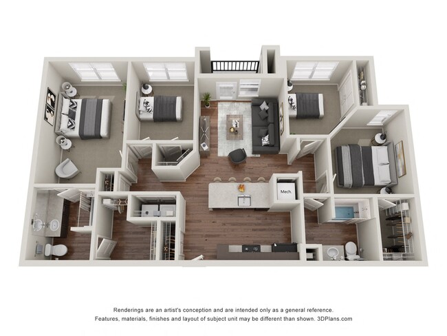 Floorplan - The Pointe at Bayou Bend