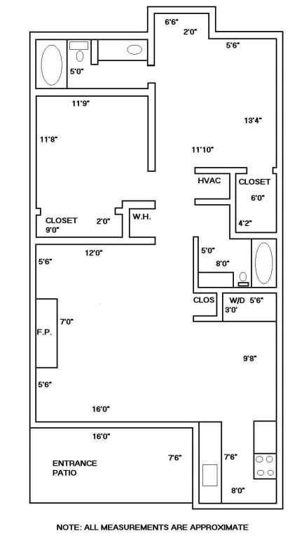 2BR/2BA - Toler Place Townhomes