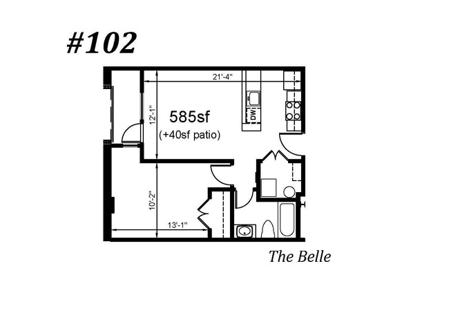 Floorplan - Landmark at 1700 Apartments